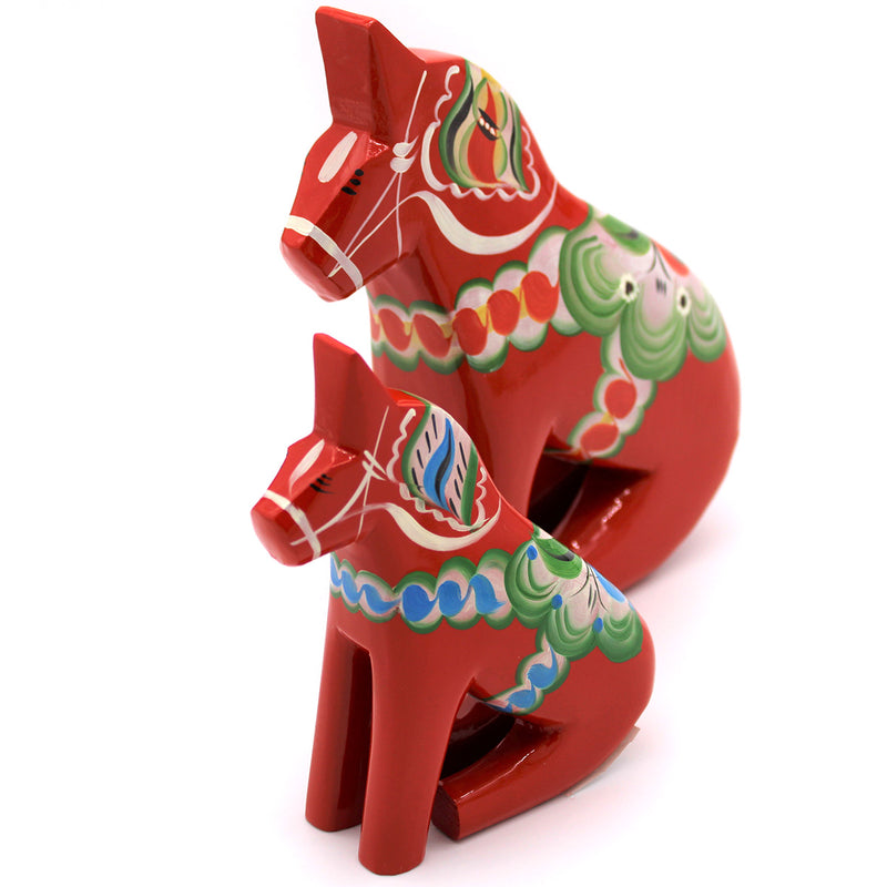 Swedish Sitting Dala Horse (Large, Red) available at American Swedish Institute.