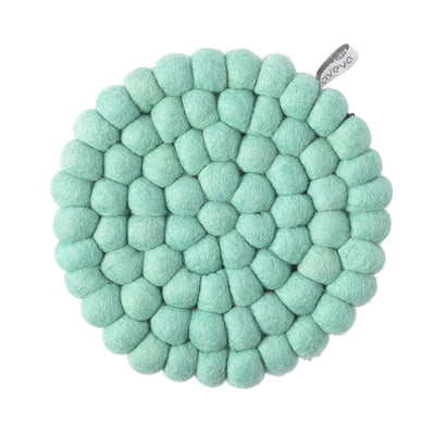 Round Wool Trivets by Aveva available at American Swedish Institute.