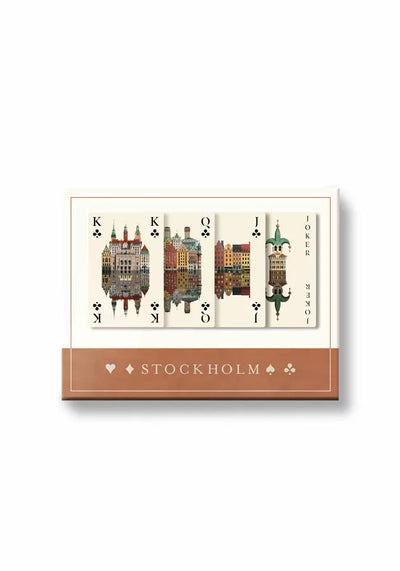 Martin Schwartz Stockholm Playing Cards available at American Swedish Institute.