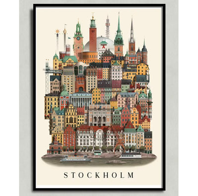 Martin Schwartz Stockholm Poster available at American Swedish Institute.