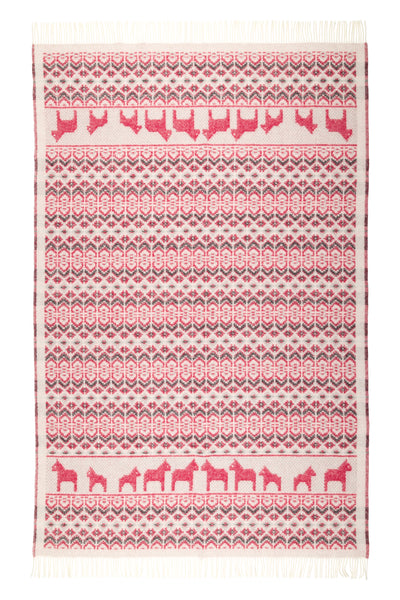 Öjbro Vantfabrik Dalarna Wool Blanket available at American Swedish Institute.