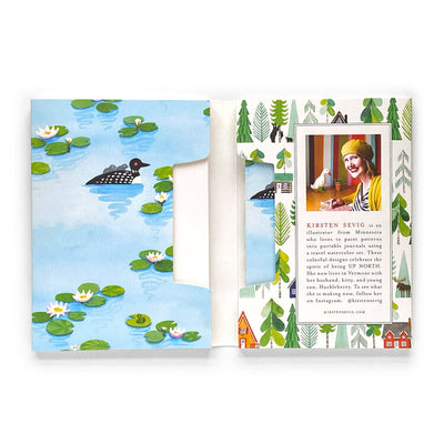 Up North Notecards by Kirsten Sevig available at American Swedish Institute.