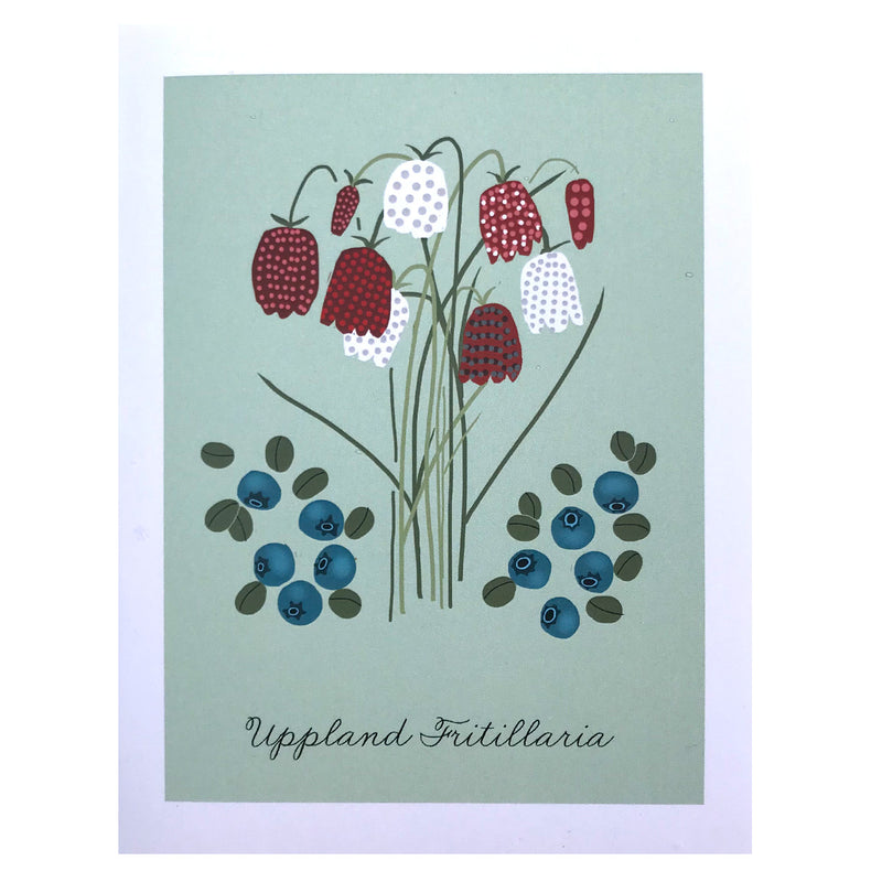 Lisa Rydin Erickson Uppland Fritillaria Greeting Card American Swedish Institute