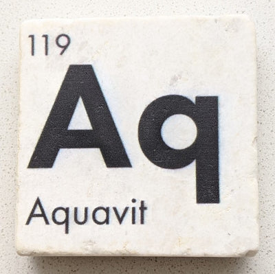 Aquavit Periodic Chart Magnet available at American Swedish Institute.