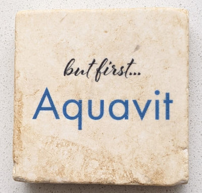 But First Aquavit Magnet available at American Swedish Institute.