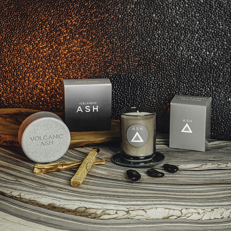 Volcanic Ash Soy Candle available at American Swedish Institute.