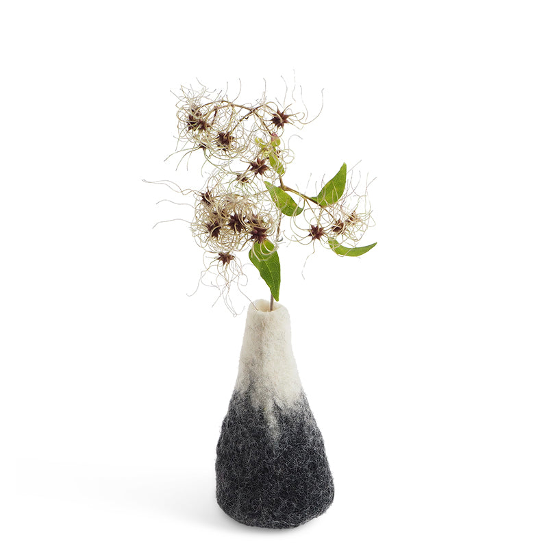 Aveva Design Bud Vase Black (large) available at American Swedish Institute.