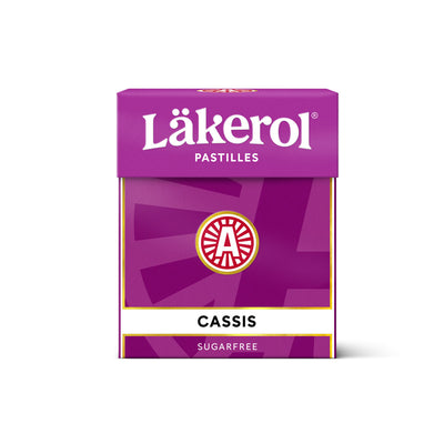 Cassis Läkerol Pastilles available at American Swedish Institute.