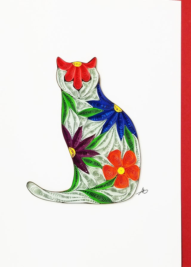Cat Greeting Card American Swedish Institute