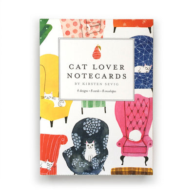 Cat Lovers Notecards by Kirsten Sevig available at American Swedish Institute.
