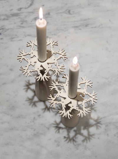Birch Candle Ring - Reindeer available at American Swedish Institute.