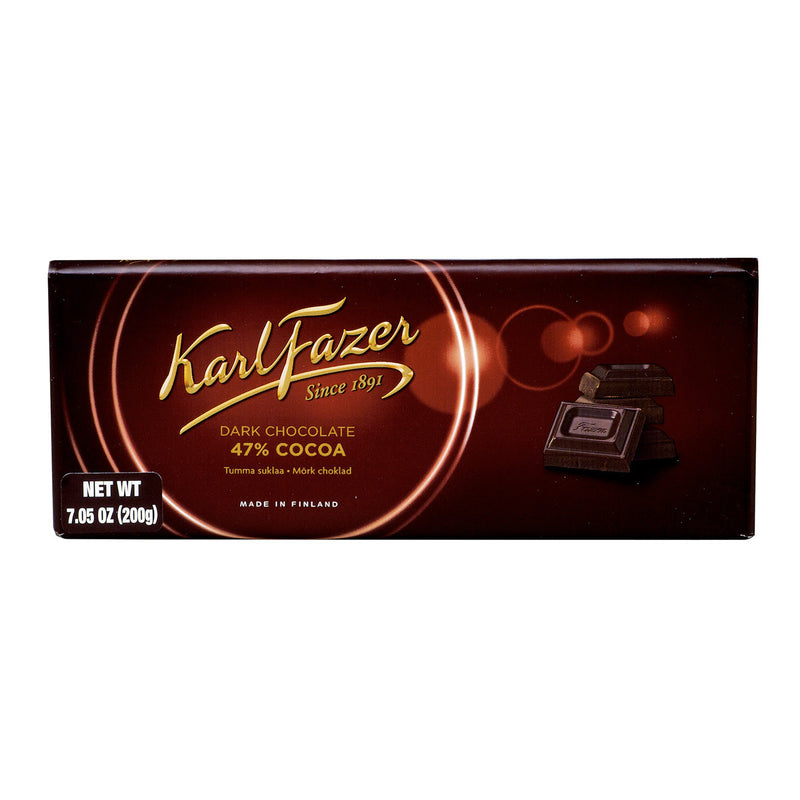 Fazer Dark Chocolate Bar available at American Swedish Institute.