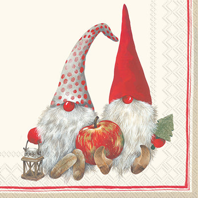Friendly Tomte Cocktail Napkin available at American Swedish Institute.