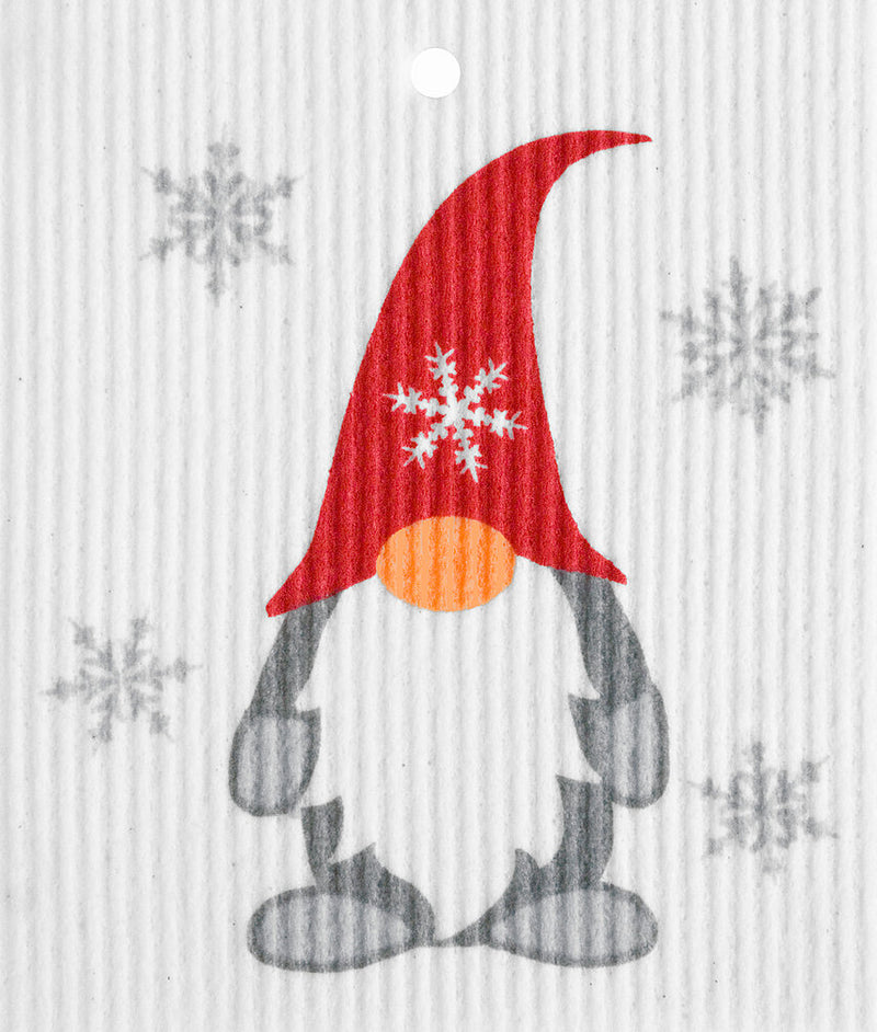 Swedish Dishcloth - Gnome Snowflake Hat available at American Swedish Institute.