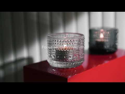 Iittala Kastehelmi Tealight Candleholder - Clear available at American Swedish Institute.