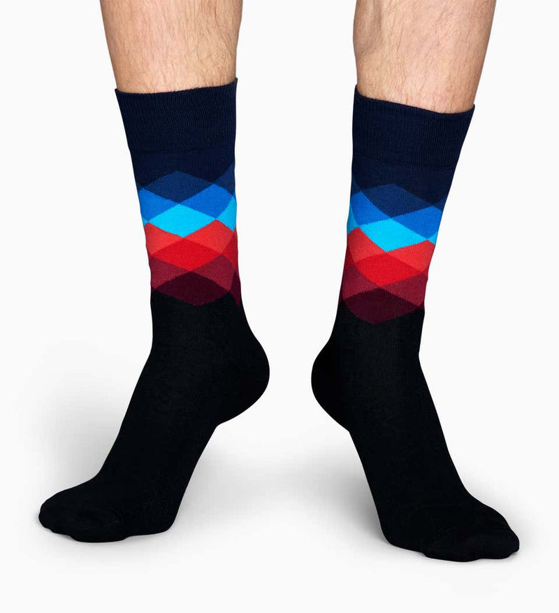 Happy Socks - Faded Diamond (10-13) available at American Swedish Institute.