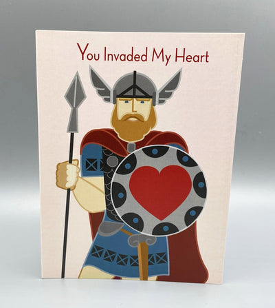 Cindy Lindgren You Invaded My Heart Notecard available at American Swedish Institute.