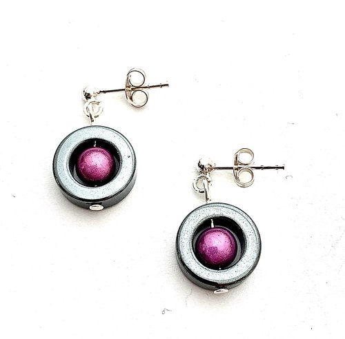Magnani Iris Earrings available at American Swedish Institute.
