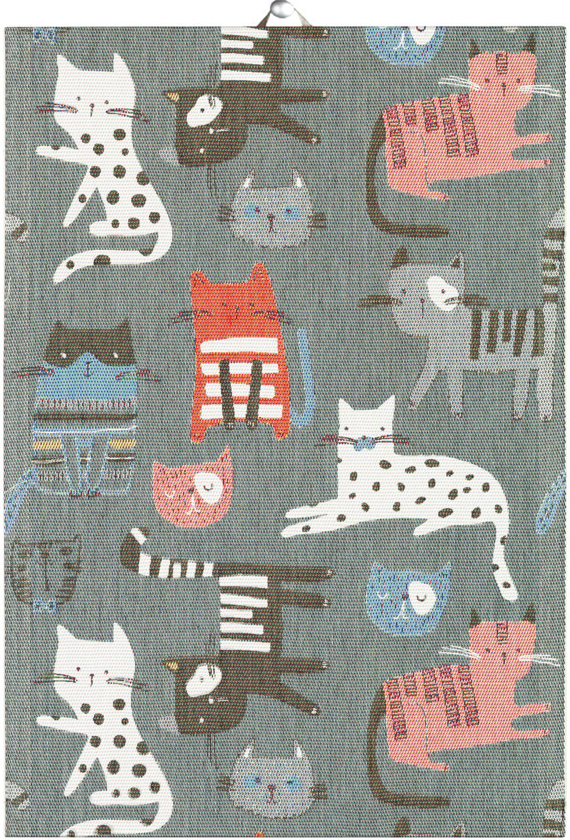 Katter Tea Towel by Ekelund available at American Swedish Institute.