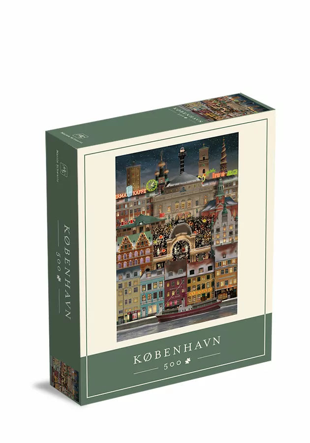 Christmas in Copenhagen Puzzle available at American Swedish Institute.