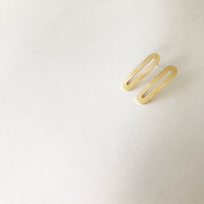 Loop Earrings Long  (Mini) by Dottir available at American Swedish Institute.