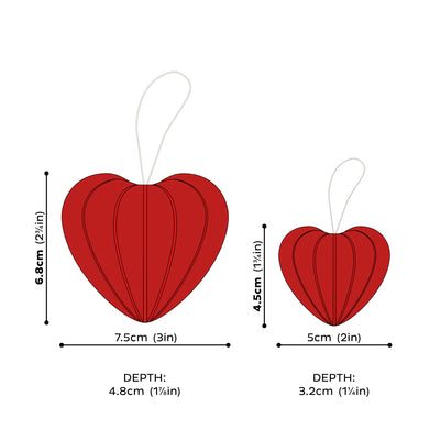Heart (Bright Red, Large) - Lovi available at American Swedish Institute.