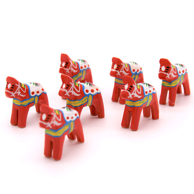 Mini Red Dala Horse (1.5") available at American Swedish Institute.