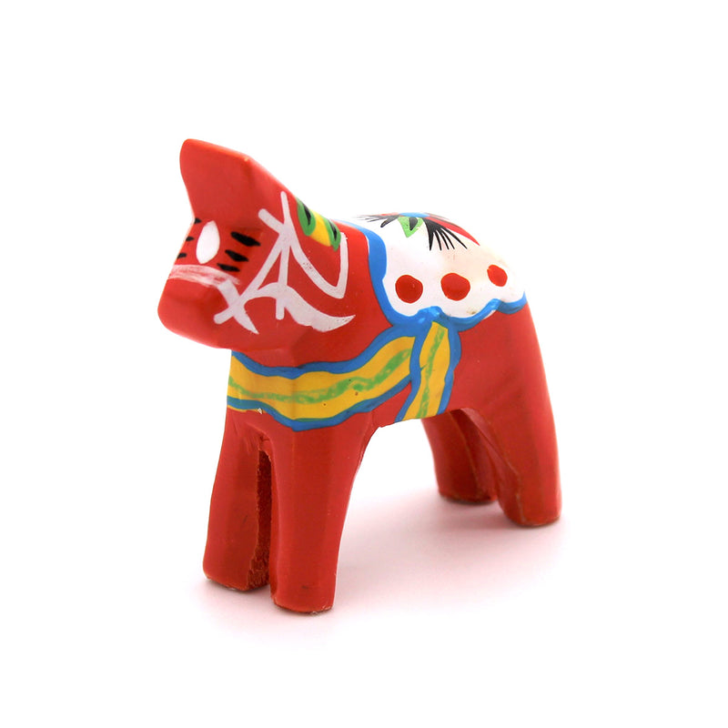 Mini Red Dala Horse (1.5") available at American Swedish Institute.