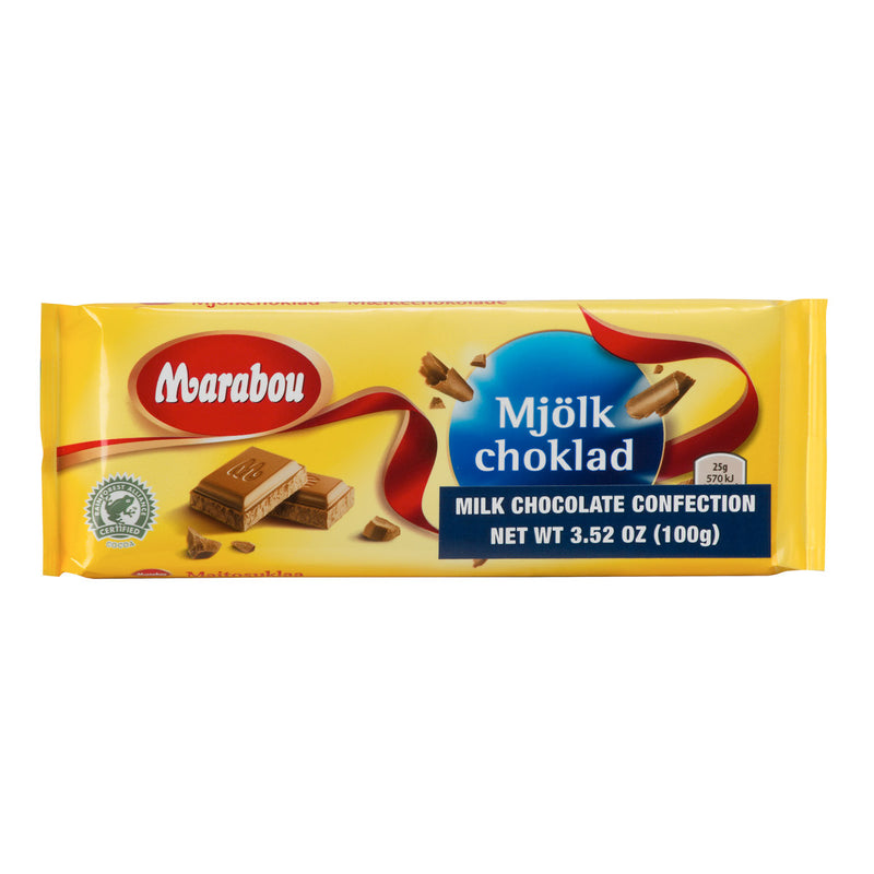 Marabou Mjölk Choklad (Milk Chocolate) Bar available at American Swedish Institute.