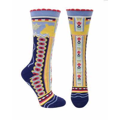 Dala Horse Socks (Navy) available at American Swedish Institute.