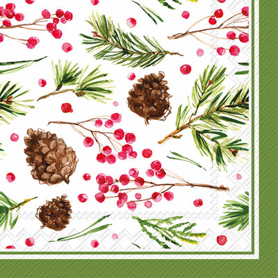 Pinecone Lunch Napkin available at American Swedish Institute.