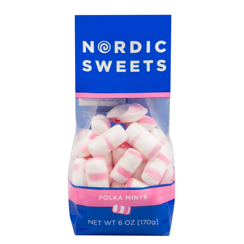Nordic Sweets Polka Mints available at American Swedish Institute.