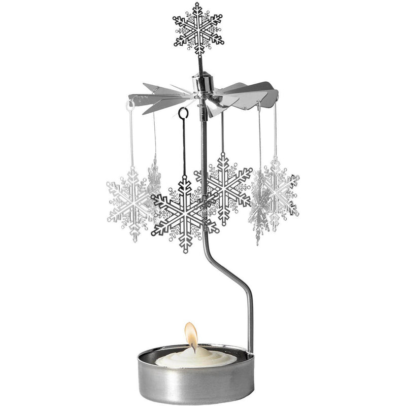 Silver Snowstar Rotary Candleholder available at American Swedish Institute.