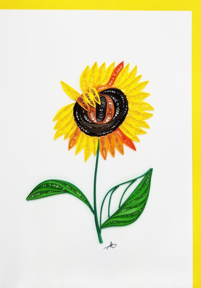 Sunflower Greeting Card American Swedish Institute