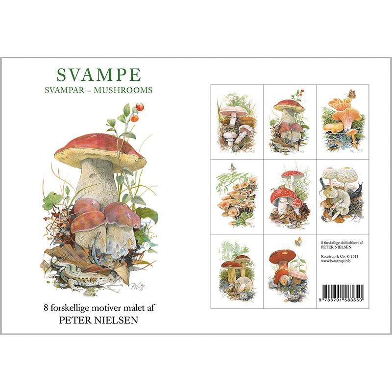 Svampe (Mushrooms) Boxed Cards available at American Swedish Institute.