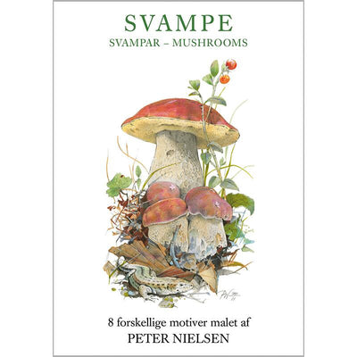 Svampe (Mushrooms) Boxed Cards available at American Swedish Institute.