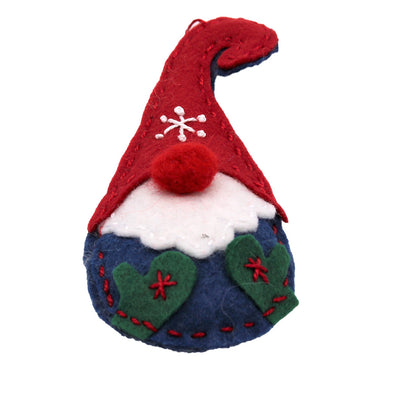 Felt Tomte Boy Ornament by Chris Lane available at American Swedish Institute.