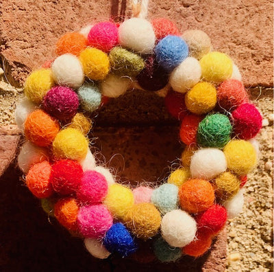 Felt Ball Wreath Ornament available at American Swedish Institute.